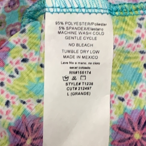 Women’s Annabelle Bell Sleeve Blouse Size Large EUC - Picture 9 of 9